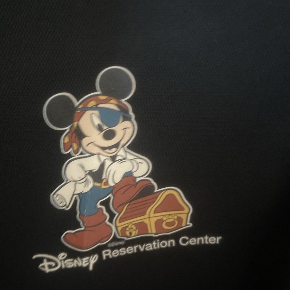 Disney Reservation Center Pirate Mickey Polo Shirt Large Cast Member - Picture 2 of 4